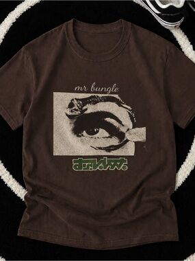 Mr Bungle Disco Volante Shirt, Experimental Rock Graphic Tee - Dark Chocolate